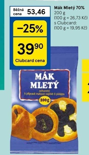 Mák mletý