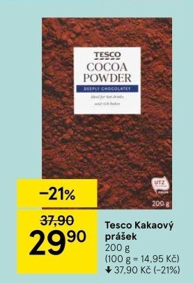 Prášek kakaový Tesco
