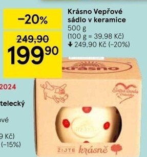 Sádlo Krásno - dárkové balení