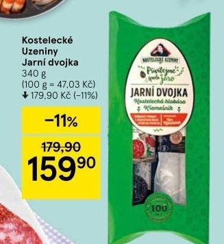 Salámy Jarní dvojka Kostelecké uzeniny