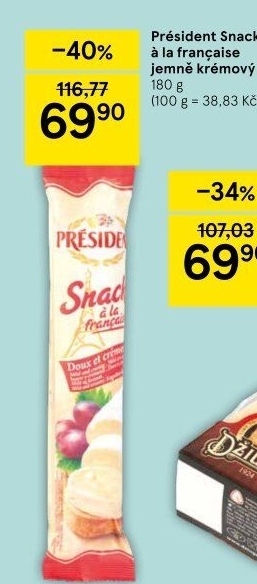Sýr Snack Président