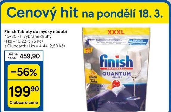 Tablety do myčky Finish