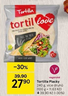 Tortilla pšeničná TortilLOVE