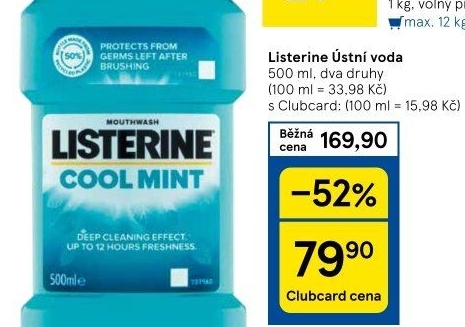Ústní voda Listerine