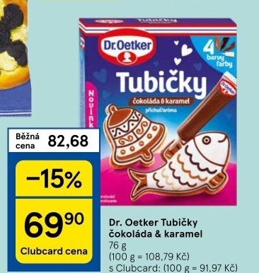 Zdobicí tubičky Dr. Oetker