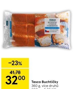 Buchtičky české Tesco