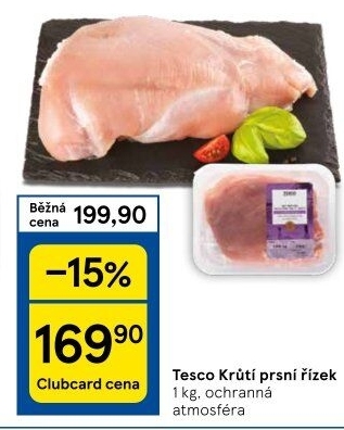 Krůtí prsní řízky Tesco