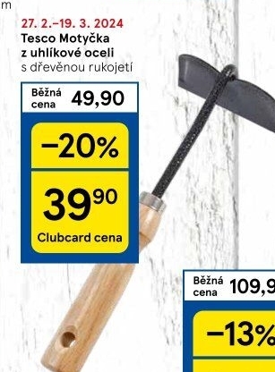 Motyčka Tesco