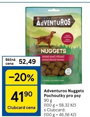 Pochoutky pro psy Nuggets Adventuros Purina