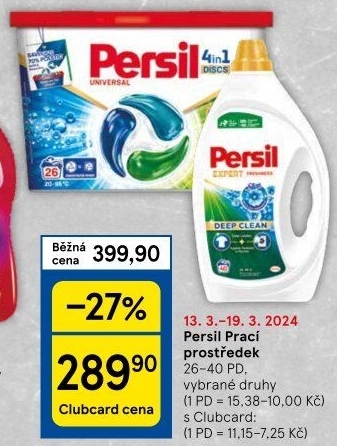 Prací prostředky Persil