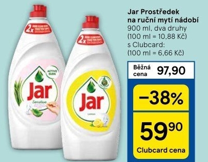 Prostředek na nádobí Jar