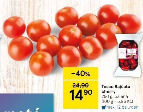 Rajčata cherry Tesco