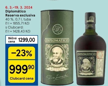 Rum Reserva Exclusiva Diplomatico
