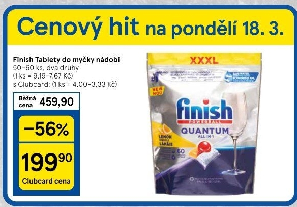 Tablety do myčky Finish