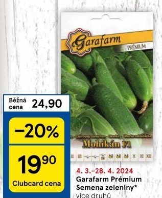 Zahradní osivo Premium Garafarm