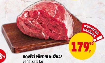 Hovězí přední bez kosti - kližka