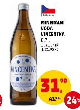 Minerální voda Vincentka
