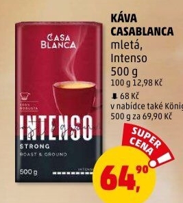 Mletá káva Intenso Casablanca