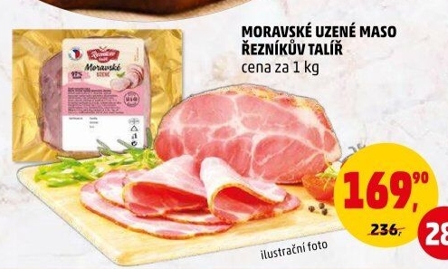 Moravské maso uzené Řezníkův talíř