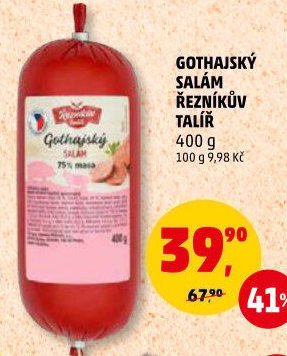 Salám Gothaj Řezníkův talíř
