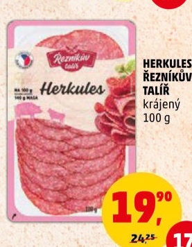 Salám Herkules Řezníkův talíř