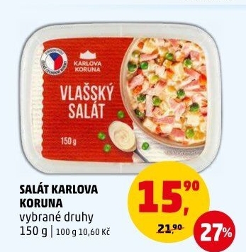 Saláty Karlova Koruna