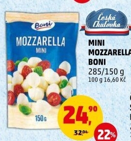 Sýr Mozzarella třešinky Boni