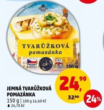 Tvarůžková pomazánka Gurmán klub