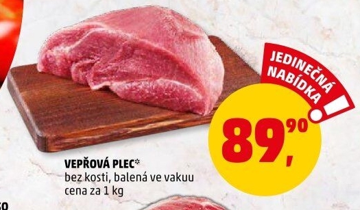 Vepřová plec bez kosti