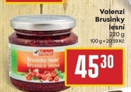 Brusinky lesní Valenzi