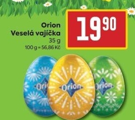 Čokoládové vajíčko Orion