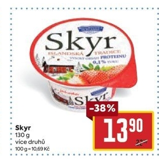 Dezert zakysaný ochucený Skyr Bohušovická mlékárna