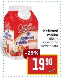 Kefírové mléko ochucené Mlékárna Valašské Meziříčí