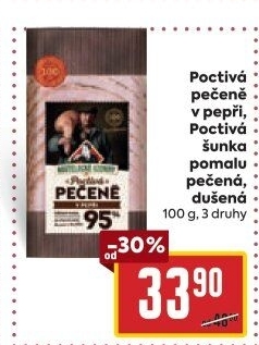 Pečeně poctivá v pepři Kostelecké uzeniny