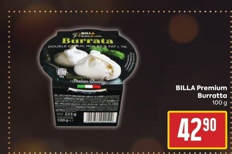 Sýr Burratta Billa Premium