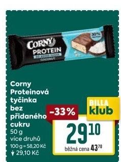 Tyčinka Protein Corny