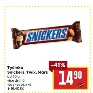 Tyčinka Snickers