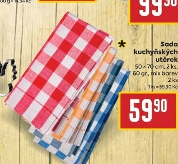 Utěrky látkové