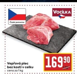 Vepřová plec bez kosti Vocílka