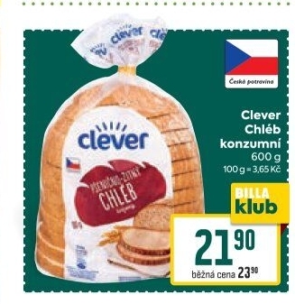 Chléb konzumní Clever