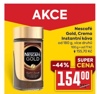 Instantní kávy Nescafé Gold
