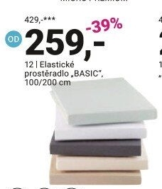 ELASTICKÉ PROSTĚRADLO „BASIC“