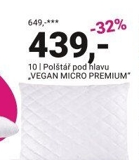 POLŠTÁŘ POD HLAVU
