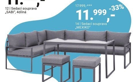 SEDACÍ SOUPRAVA „MEXIKO“