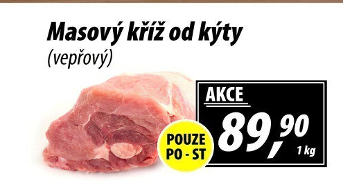 Masový kříž od kýty vepřový