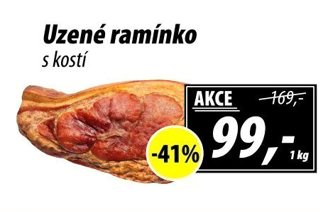 Uzené ramínko s kostí