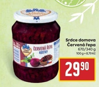 Červená řepa Srdce Domova
