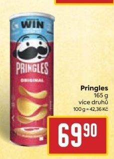 Chipsy Pringles - tubus
