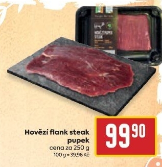 Hovězí pupek flank steak