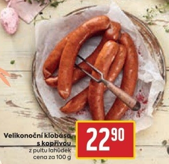 Klobása s kopřivou
